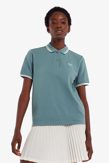 Dámské Polo Triko Fred Perry G3600 Šedé Blankyt | CZ 1090KORI
